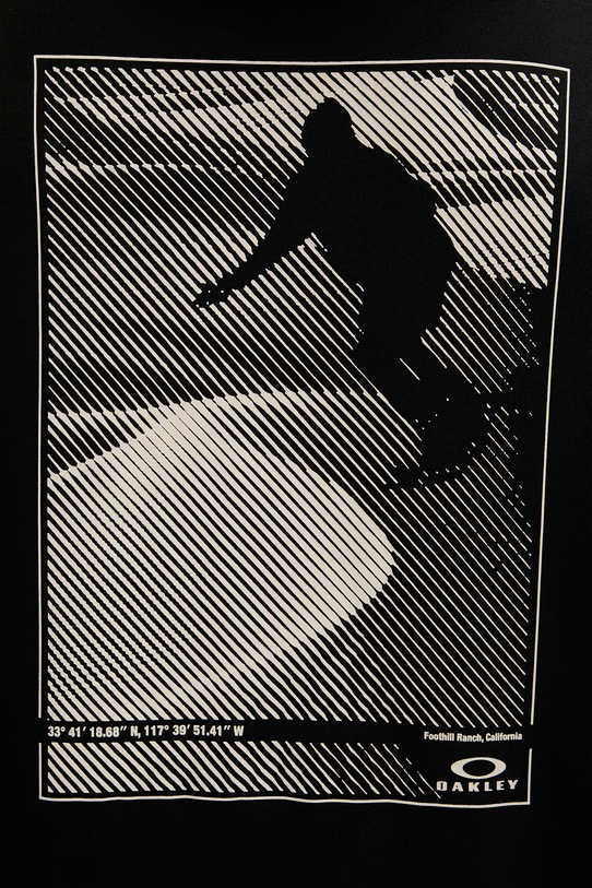 Oakley bluza z kapturem męska bawełniana SANDBOARD FOA407910 czarny