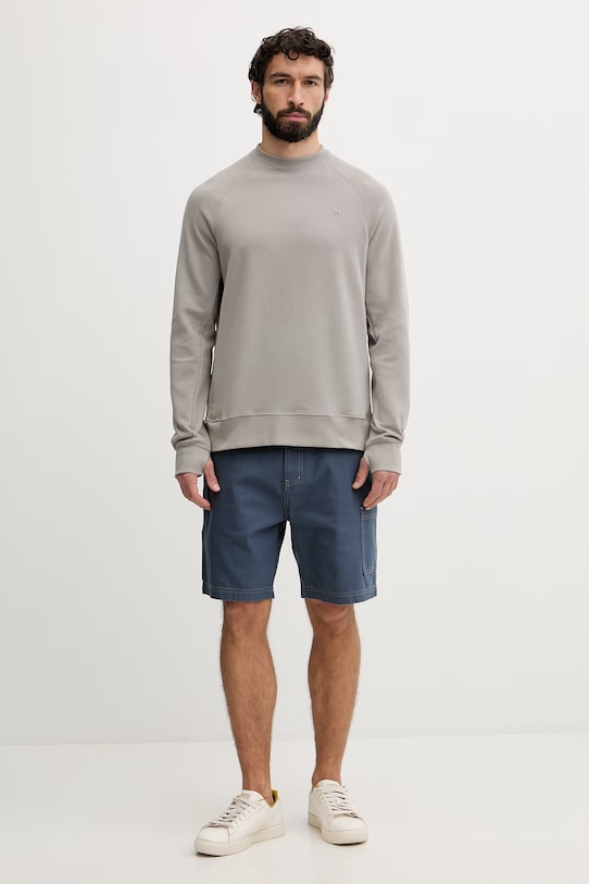 Hurley bluza męska z bawełny MFTEU00015 szary SS26