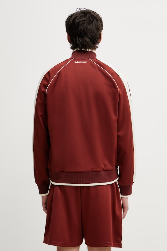 Odzież Wales Bonner Motion Track bluza rozpinana z bawełną męska MS26JE06.JE10.301 pomarańczowy