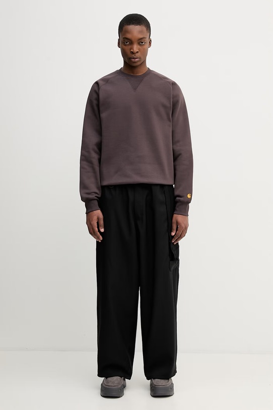 Carhartt WIP Chase Sweat кофта з капюшоном з бавовною чоловіча I033660.3LNXX коричневий