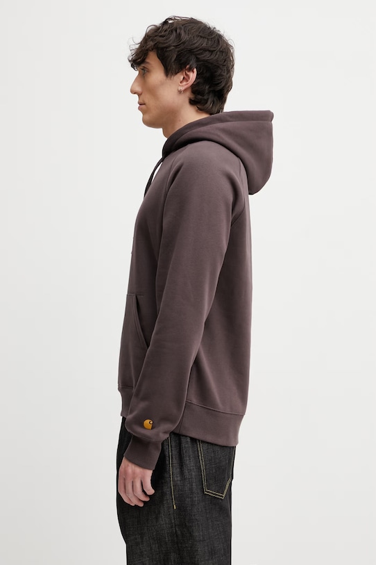 Carhartt WIP Hooded Chase Sweat кофта з капюшоном чоловіча I033661.3LNXX коричневий SS26
