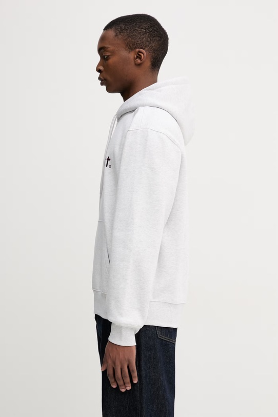 Carhartt WIP Hooded Carhartt Sweat bluza z bawełny męska I030547.3PNXX szary SS26