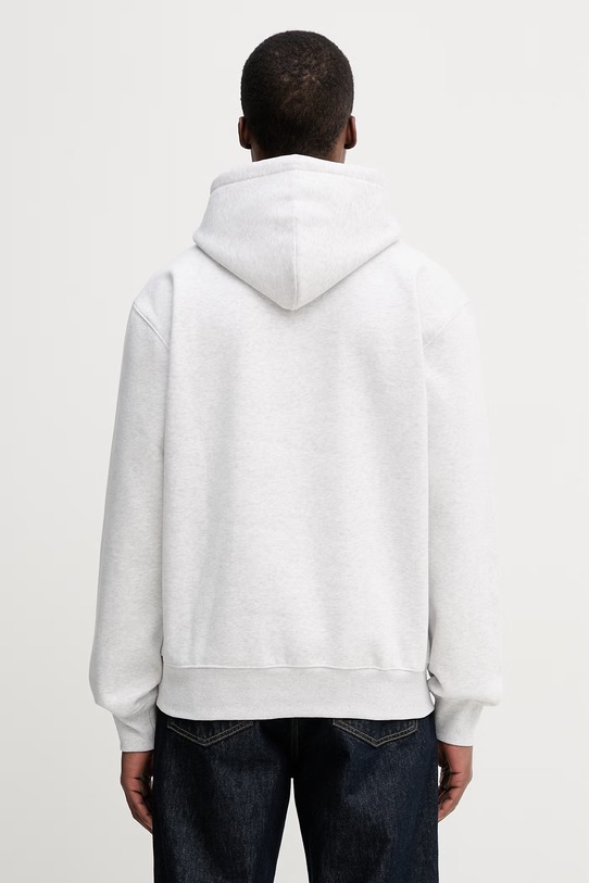 Odzież Carhartt WIP Hooded Carhartt Sweat bluza z bawełny męska I030547.3PNXX szary