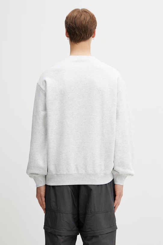 Abbigliamento Carhartt WIP WIP Label Sweat felpa oversize in cotone da uomo I036346.482XX grigio