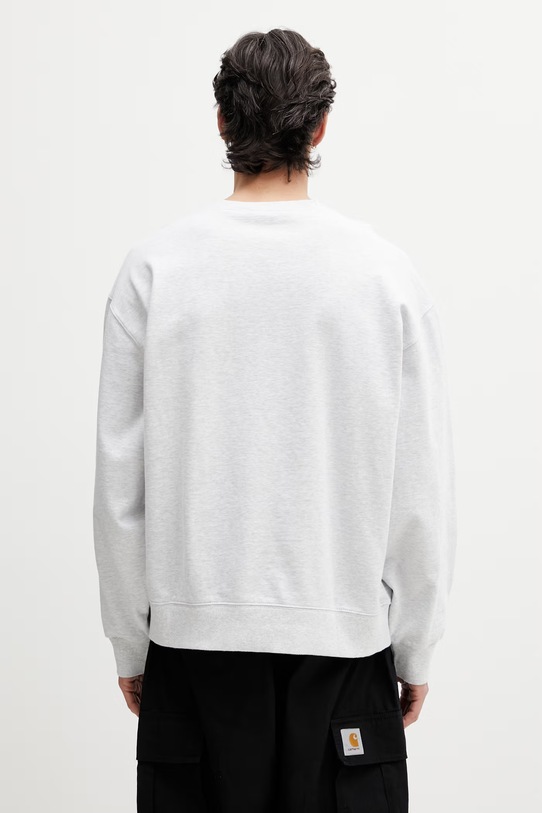 Odzież Carhartt WIP WIP III Sweat bluza bawełniana męska I036157.48260 szary