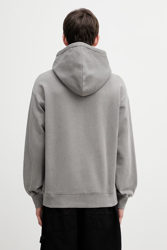 Clothing Carhartt WIP Hooded Nelson Sweat Men's cotton hoodie I029963.2LRGD gray