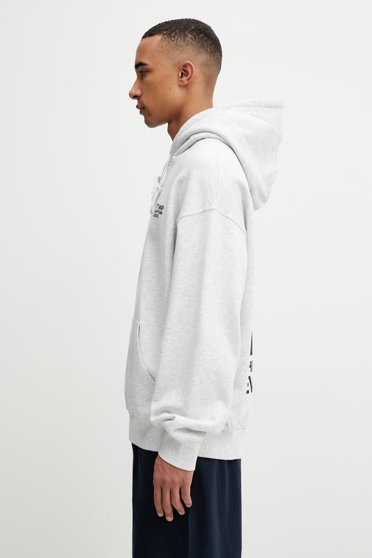 Carhartt WIP Hooded Sean Hamilton Sweat bluza z kapturem bawełniana męska I036374.482XX szary SS26