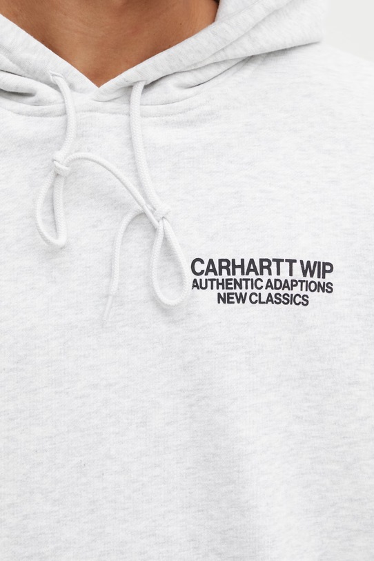 Carhartt WIP Hooded Sean Hamilton Sweat bluza z kapturem bawełniana męska szary I036374.482XX