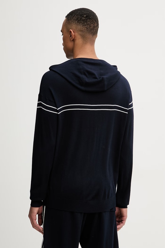 Odzież From Future sweter męski wełniany MPH03756 granatowy