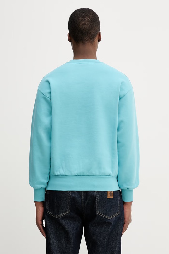 Odzież No Problemo bluza bawełniana męska NP2000205 turkusowy