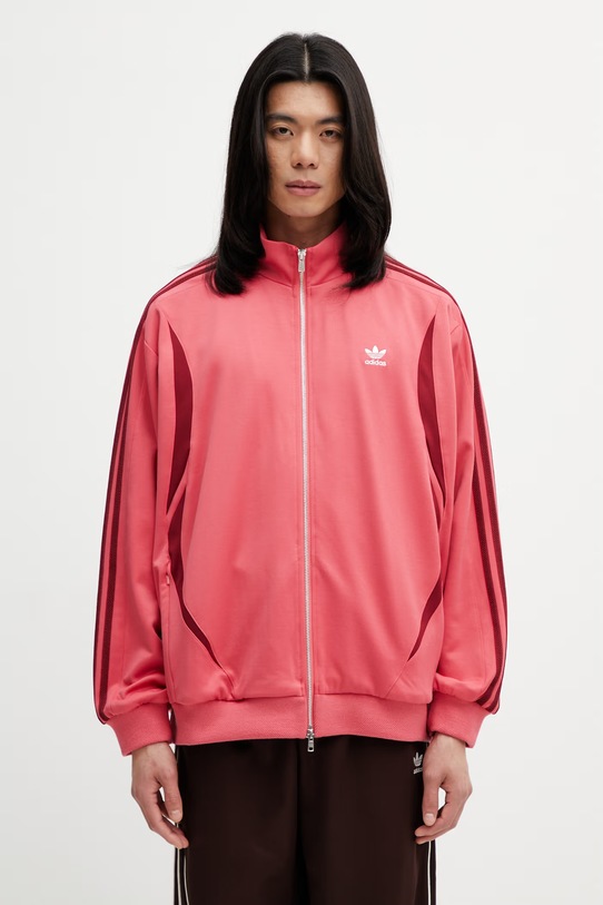 adidas Originals adidas x Wales Bonner rozepínací mikina pánská růžová KF5016