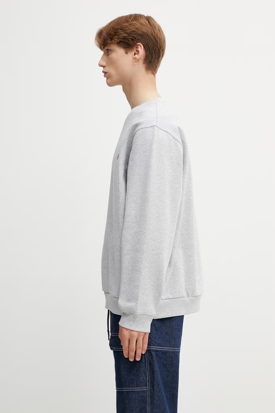 Gramicci One Point Crew bluza bawełniana męska G308.FT. szary SS26