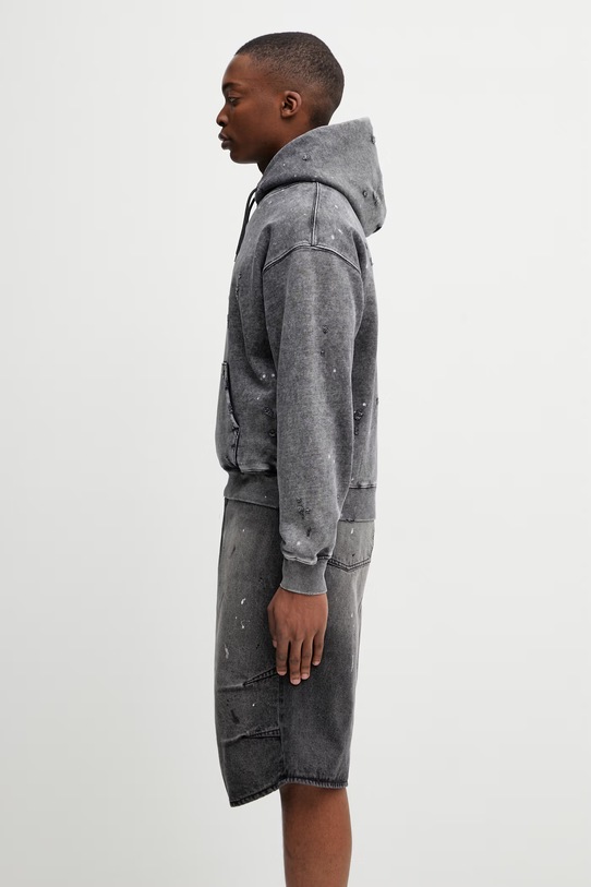 BEAMS hoodie with cotton Men's 1113.2240.139 gray SS26