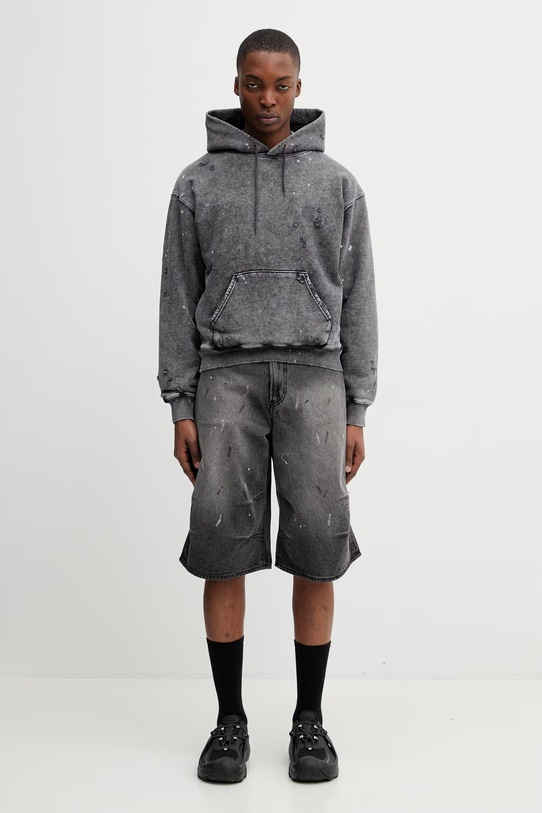 BEAMS hoodie with cotton Men's 1113.2240.139 gray