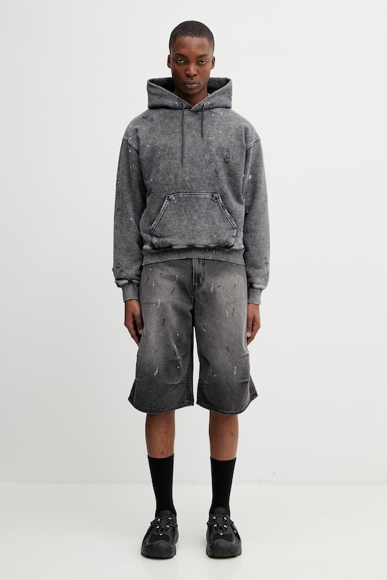 BEAMS hoodie with cotton Men's 1113.2240.139 gray