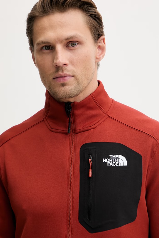 The North Face bluza sportowa męska Crest pomarańczowy NF0A897CK231