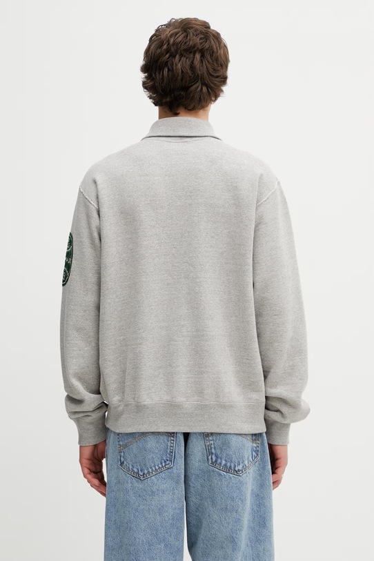 Odzież Human Made bluza bawełniana męska HM31CS005 szary