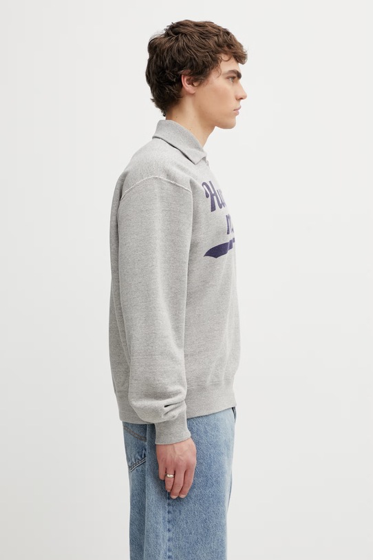 Human Made bluza bawełniana męska szary HM31CS005