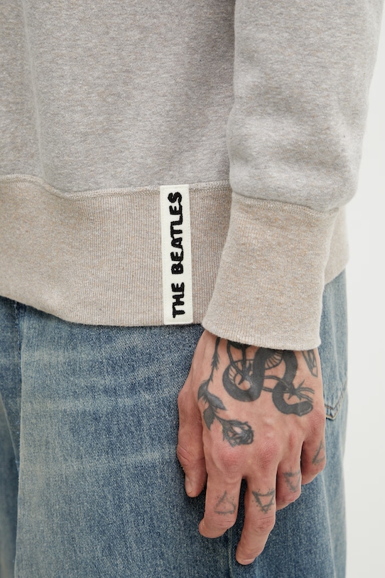 Human Made mikina bavlnená pánska sivá HM31CS023