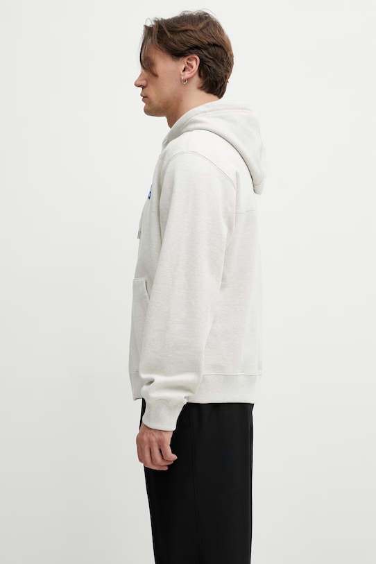 Ader Error bluza rozpinana z kapturem bawełniana męska BO42FYHD0401OT beżowy SS26