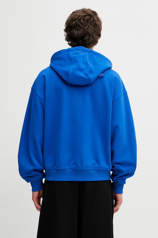 Îmbrăcăminte Ader Error hanorac cu fermoar și glugă din bumbac de damă BO42FYHD0402BL albastru