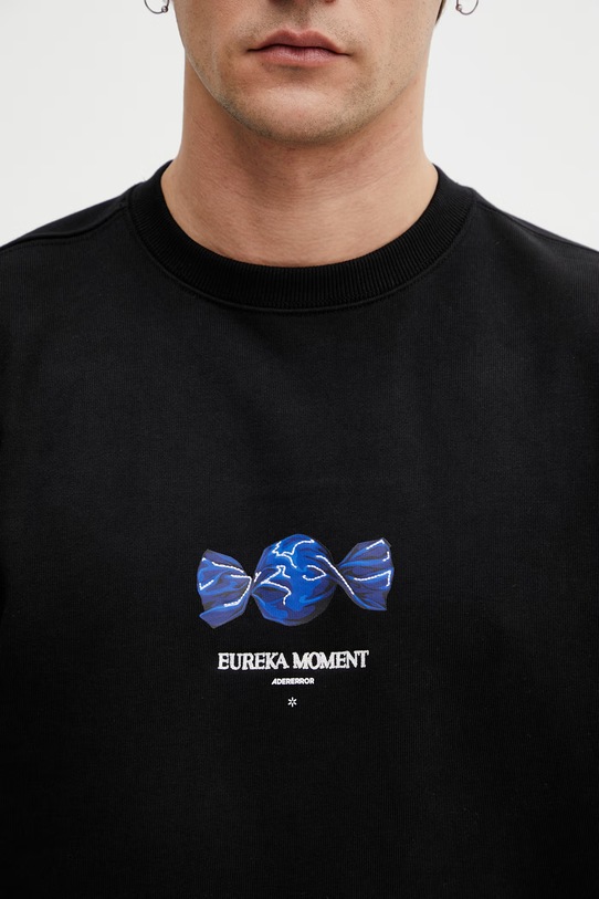 Ader Error bluza bawełniana męska czarny BP01SSSW0103BK