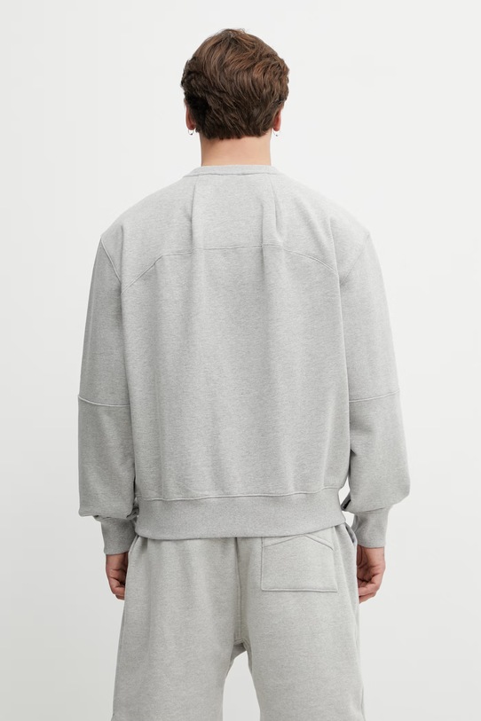 Odzież Ader Error bluza bawełniana męska BP01SSSW0103GR szary