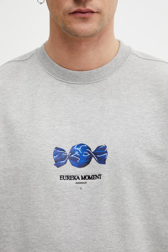 Ader Error bluza bawełniana męska szary BP01SSSW0103GR