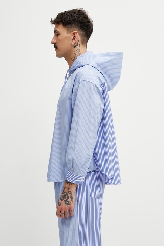 Undercover koszula męska UP1F1407.1 niebieski SS26