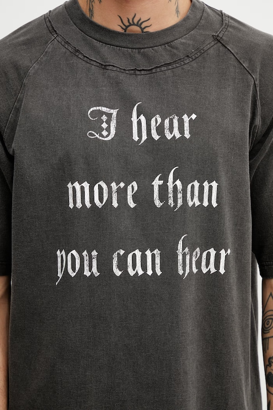 Undercover T-shirt męski bawełniany szary UP1F4806.1