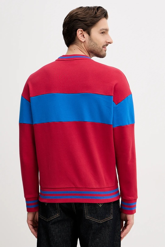 Odzież United Colors of Benetton bluza bawełniana x Stranger Things 342ZU10BA bordowy