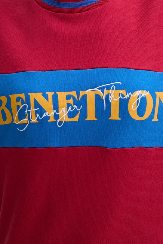 Bavlnená mikina United Colors of Benetton x Stranger Things 342ZU10BA