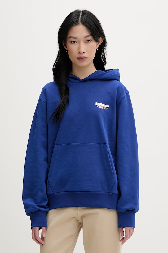 Abbigliamento Barrow Felpa con cappuccio in cotone S6BWUAHS075 blu navy