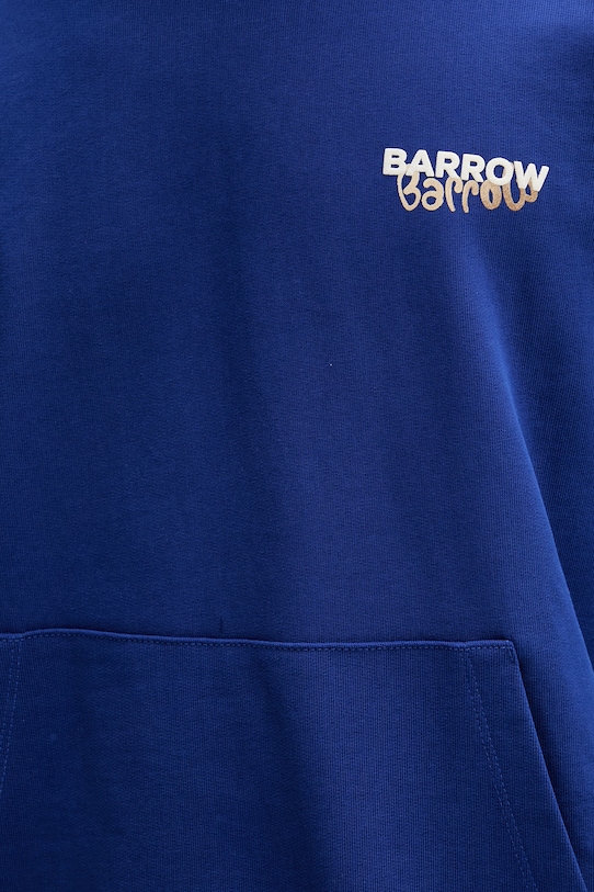Barrow bluza z kapturem męska bawełniana S6BWUAHS075 granatowy