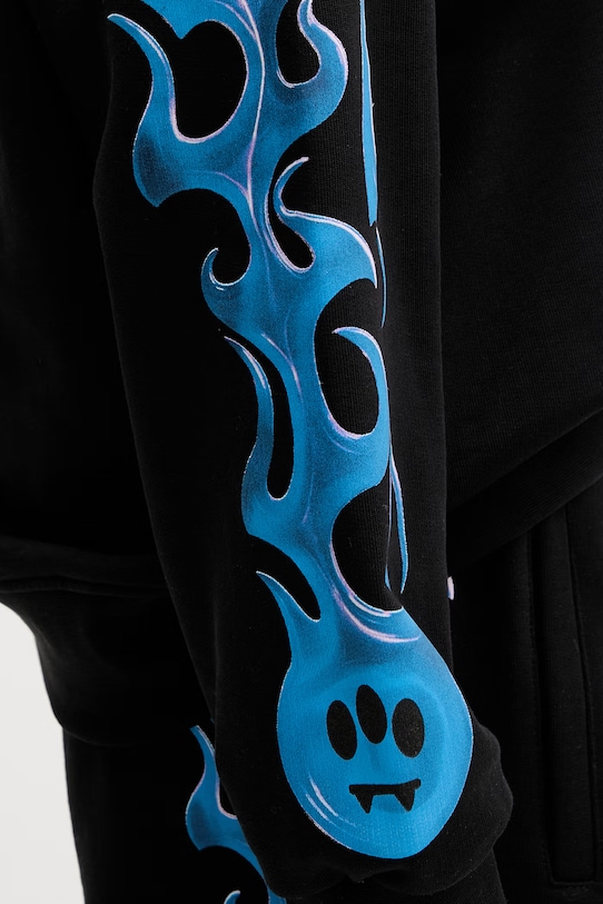 Barrow bluza bawełniana czarny S6BWUAHS101