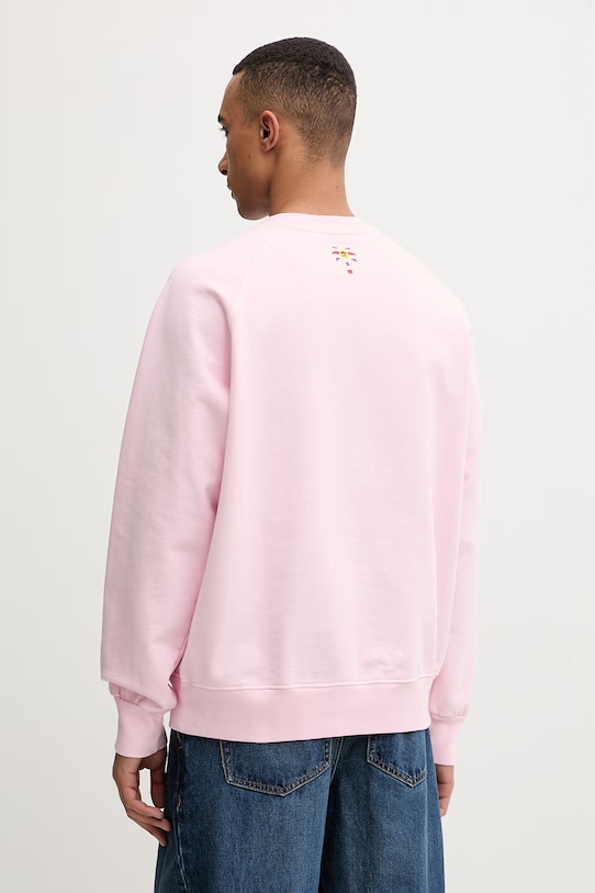 Barrow bluza bawełniana różowy S6BWUASW020