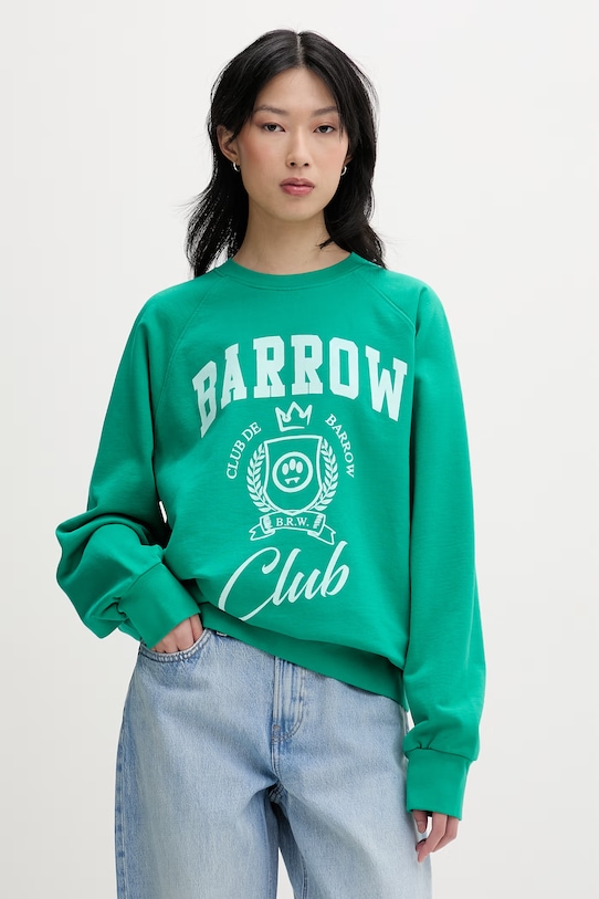 Barrow hanorac din bumbac verde S6BWUASW020