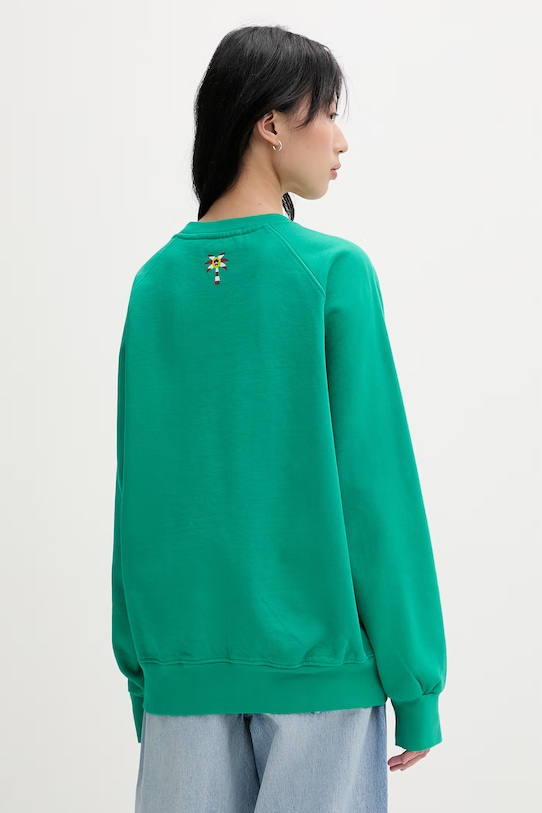 Îmbrăcăminte Barrow hanorac din bumbac S6BWUASW020 verde