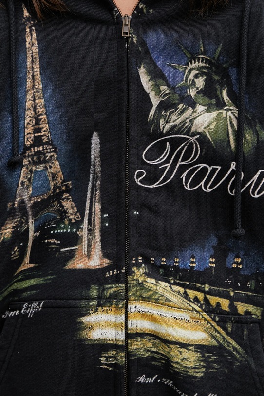 VETEMENTS bluza Paris Tourist ME76ZU242B