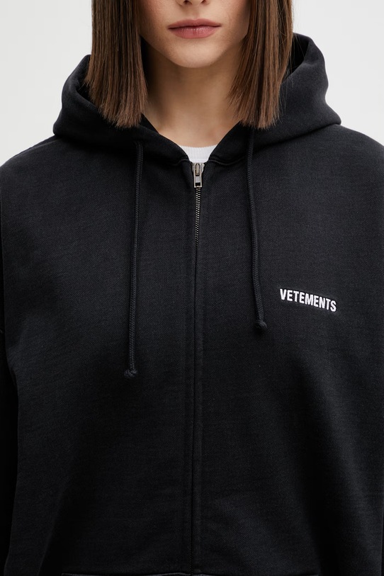 VETEMENTS bluza bawełniana Iconic Logo ME76ZU136B