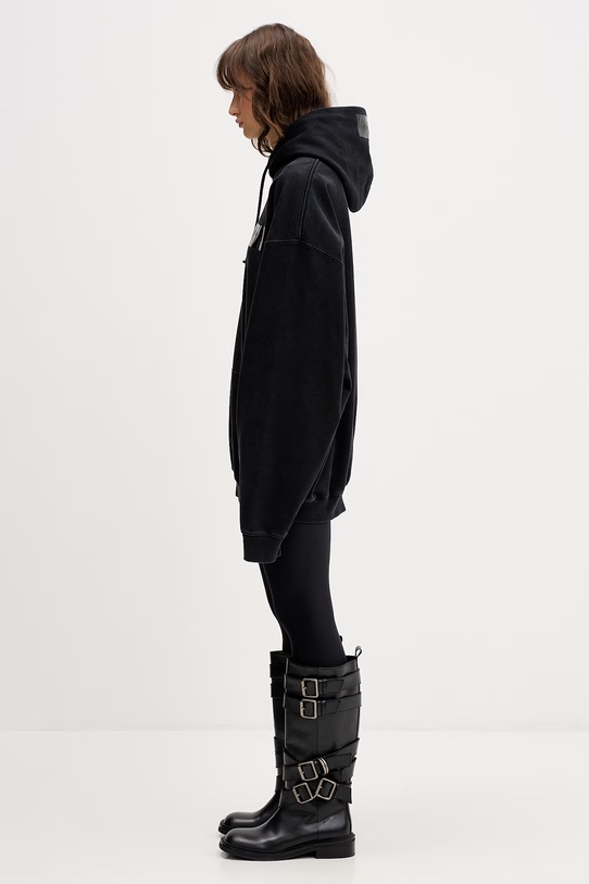 Odzież VETEMENTS bluza bawełniana Taped Logo ME76HD147B czarny