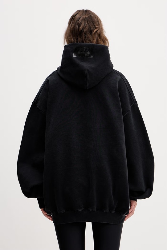 VETEMENTS bluza bawełniana Taped Logo ME76HD147B czarny