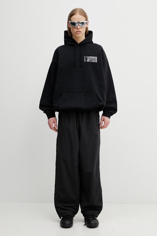 VETEMENTS bluza bawełniana Taped Logo ME76HD147B