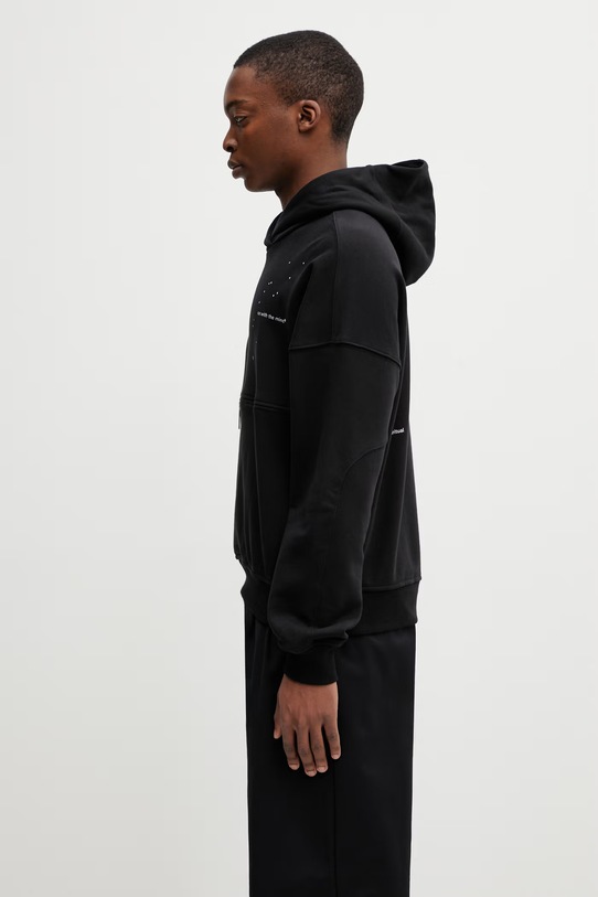 Odzież adidas Performance adidas x Koumori bluza z kapturem bawełniana JY4090 czarny