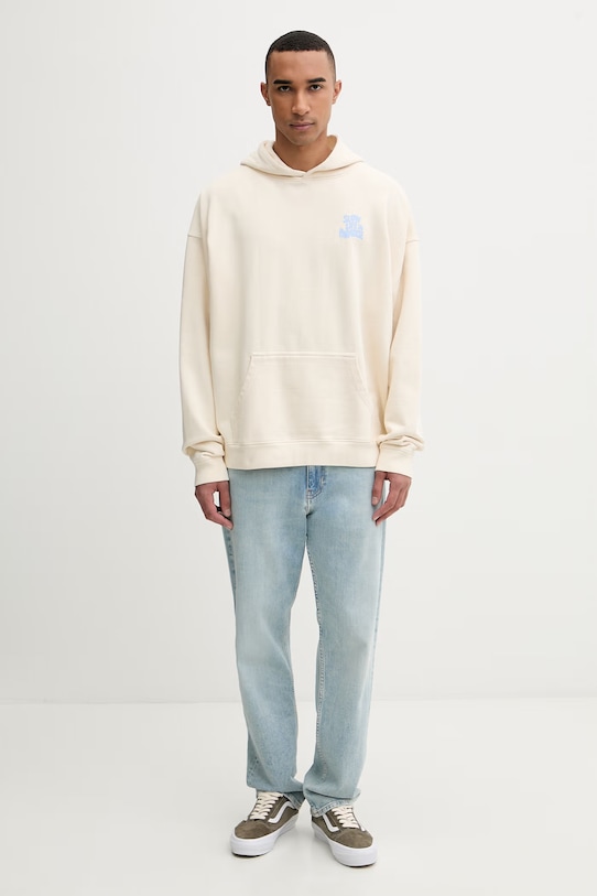 Kaotiko kapucnis melegítőfelső pamut AS052.01.G002 bézs SS26