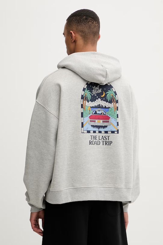 Kaotiko dukserica sa kapuljačom siva AS059.01.G002