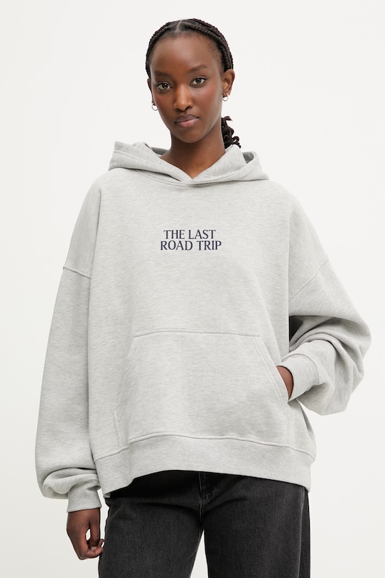 Odzież Kaotiko bluza z kapturem AS059.01.G002 szary