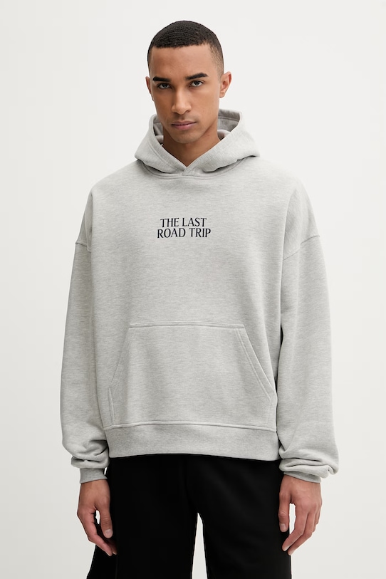 Abbigliamento Kaotiko felpa con cappuccio AS059.01.G002 grigio