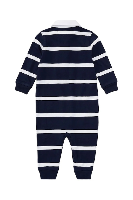 Βρεφική βαμβακερή ρόμπα Polo Ralph Lauren 320512760007 σκούρο μπλε SS26