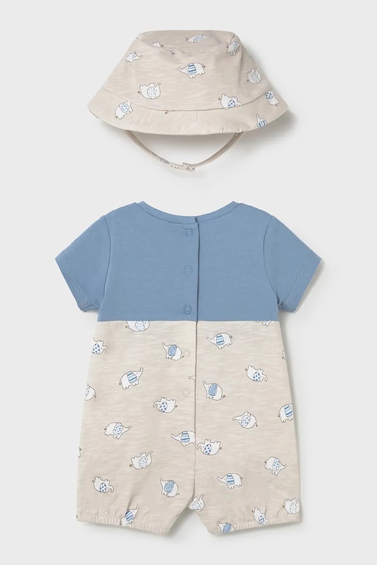 Mayoral Newborn rampers niemowlęcy 1607.1D.Newborn.PPY2 beżowy SS26